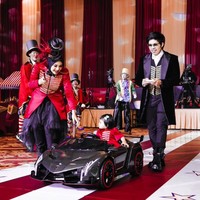 Ameena putri Atta dan Aurel merayakan ulang tahunnya yang pertama pada Rabu (22/2/23). Ulang tahunnya kali ini dirayakan secara mewah dan meriah dengan mengusung tema sirkus. Foto: Instagram/@attahalilintar