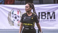 Valeria Andrade sebelumnya dikenal sebagai wasit di Liga Meksiko. Foto: Instagram Valeria Andrade