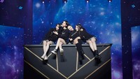 aespa membawakan sejumlah lagu hits di konser perdana mereka. Foto: (dok. SM Entertainment)