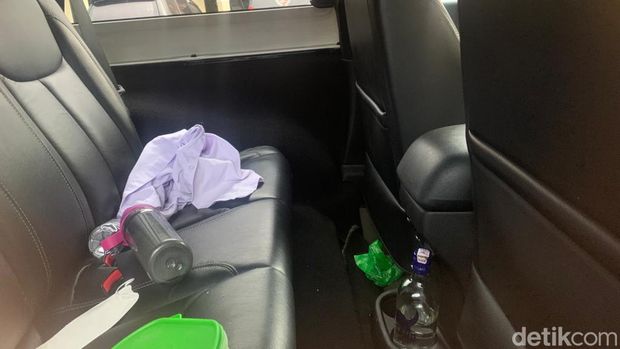 Botol miras di Rubicon milik Mario Dandy di Polres Jaksel (Mulia/detikcom)