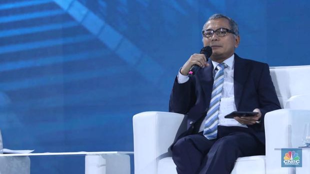 Direktur Utama Bank BRI Sunarso dalam Economic Outlook 2023 dengan tema 