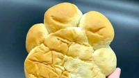 Pertama, roti bentuk tapak kucing yang dijual 150 yen atau sekitar Rp 16.700. Teksturnya sangat lembut dengan isian krim susu yang manis enak.