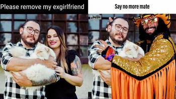 Minta mantan dihilangkan... Foto: Reddit via Boredpanda