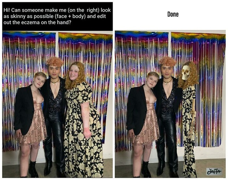 Hasil editan photoshop yang gagal