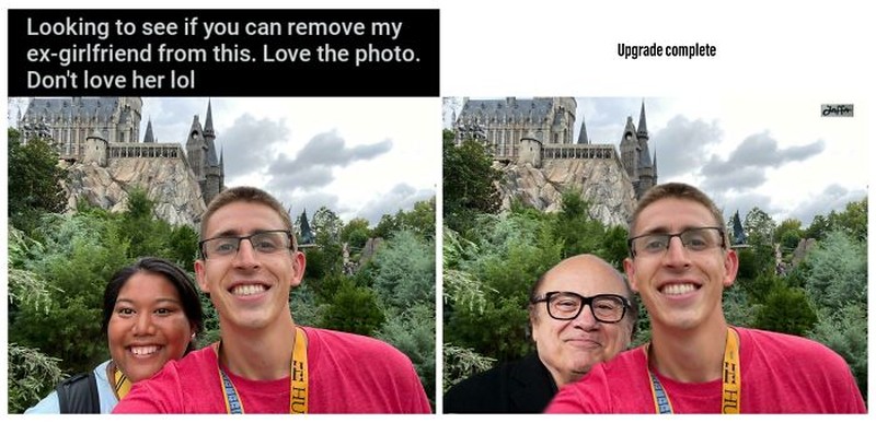 Hasil editan photoshop yang gagal