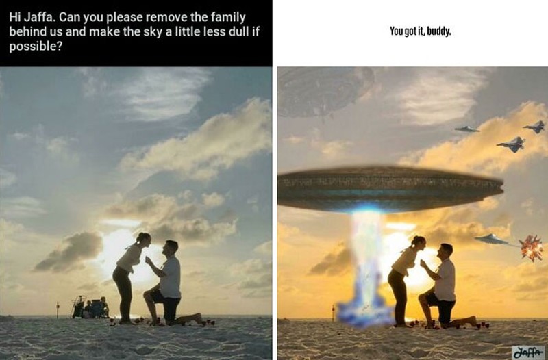 Hasil editan photoshop yang gagal