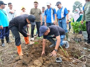 Banyuwangi Gencarkan Konservasi Tanaman Keras-Pembuatan Penahan Air di Ijen