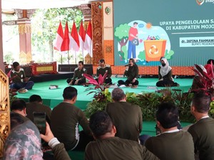 Gelar Ngontes di HPSN, Bupati Mojokerto Ajak Masyarakat Kelola Sampah