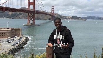 Robert Ross saat berkunjung ke San Francisco. Dia memiliki sekitar 5.000 follower di Instagram. Foto: Twitter