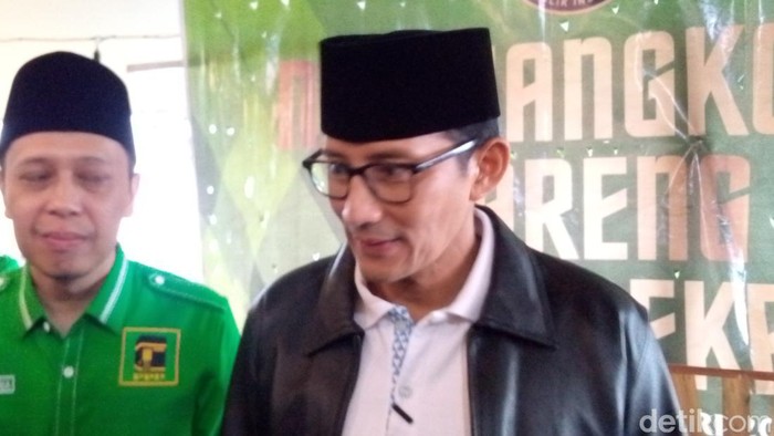 Sandiaga Uno saat mengunjungi Kabupaten Kuningan