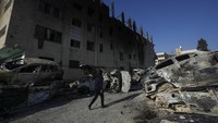 Sebagai balasan atas kematian kakak beradik itu, para pemukim Israel menyerbu tempat-tempat tinggal warga Palestina di Tepi Barat. AP/Majdi Mohammed  