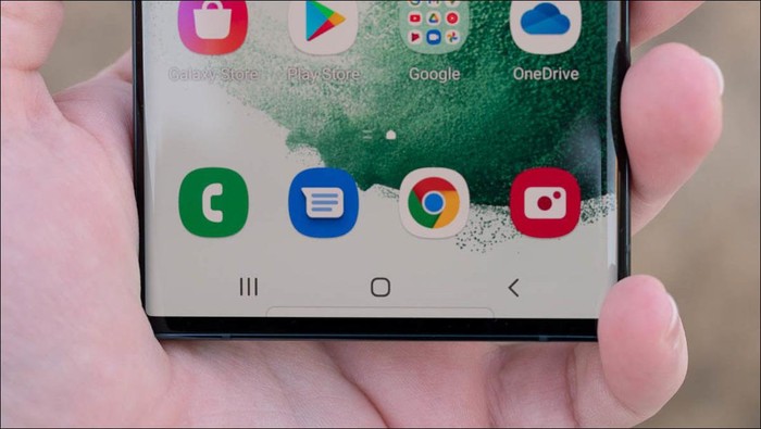 Tombol navigasi virtual HP Android