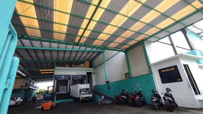 PT Sumber Mina Samudera, agen KM Linggar Petak-89 yang tenggelam di Samudera Hindia saat disambangi detikBali, Rabu (1/3/2023).