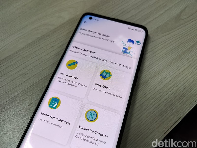 Penampakan aplikasi SatuSehat Mobile pengganti PeduliLindungi.