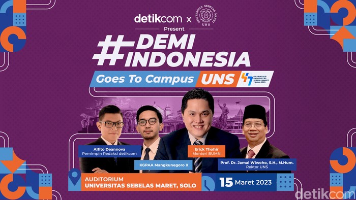 Demi Indonesia Goes to UNS Solo. (detikcom).
