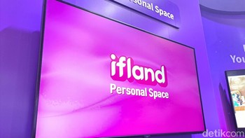 Ifland dari SK Telecom mengembangkan dunia metaverse yang bisa digunakan untuk hangout. (Foto: Aisyah Kamaliah/detikcom)