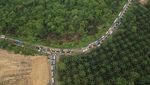Macet 20 Jam di Jambi Gegara Truk Batu Bara