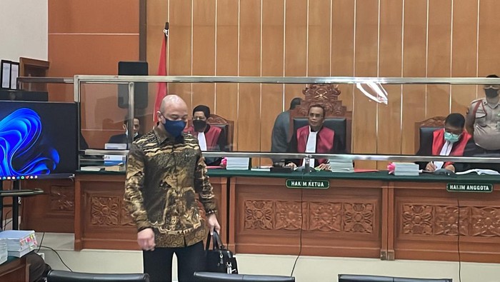 Irjen Teddy saat menjadi saksi di sidang AKBP Dody (Silvia-detikcom)