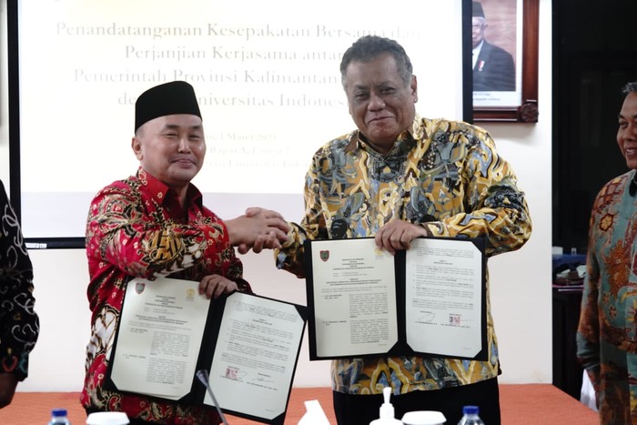 Kerja Sama Pemprov Kalteng dan UI