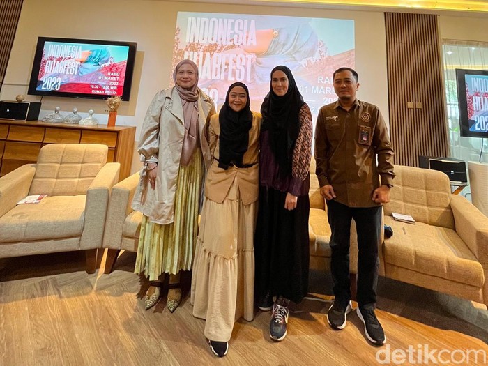 Konferensi pers Indonesia Hijabfest 2023 di Rumah Wijaya.