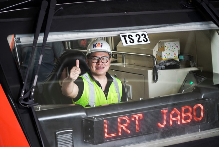 LRT Jabodebek Diuji Coba Wamen BUMN Kartiko Wirjoatmodjo LRT Jabodebek Diuji Coba Wamen BUMN Kartiko Wirjoatmodjo