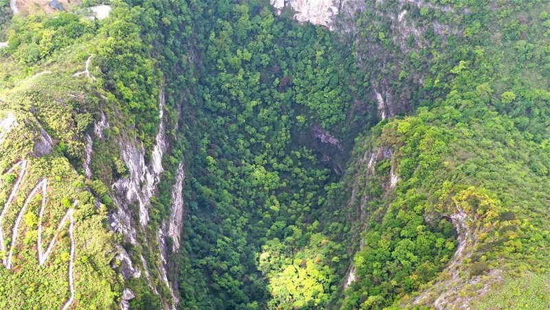 Lubang raksasa di China