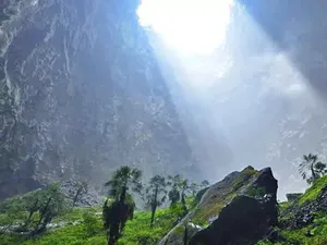 Penampakan Lubang Surgawi Raksasa, Isinya Hutan Purba