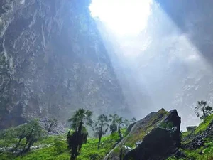 Menakjubkan! Sinkhole Raksasa Ditemukan Ternyata Isinya Hutan Purba