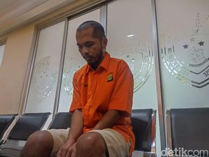 Ecky Terus Menunduk Jelang Rekonstruksi Kasus Mutilasi Angela