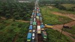 Macet 20 Jam di Jambi Gegara Truk Batu Bara