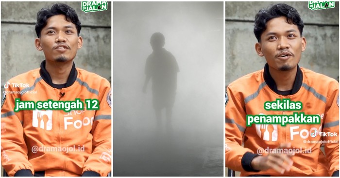 Ngeri! Antar Makanan Tengah Malam, Ojol Ini Lihat Penampakan Menyeramkan