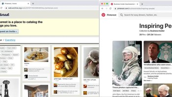 Pinterest dulu dan sekarang. Foto: Insider