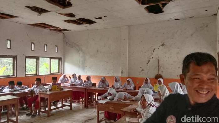 Salah satu ruang kelas di sekolah Indramayu yang