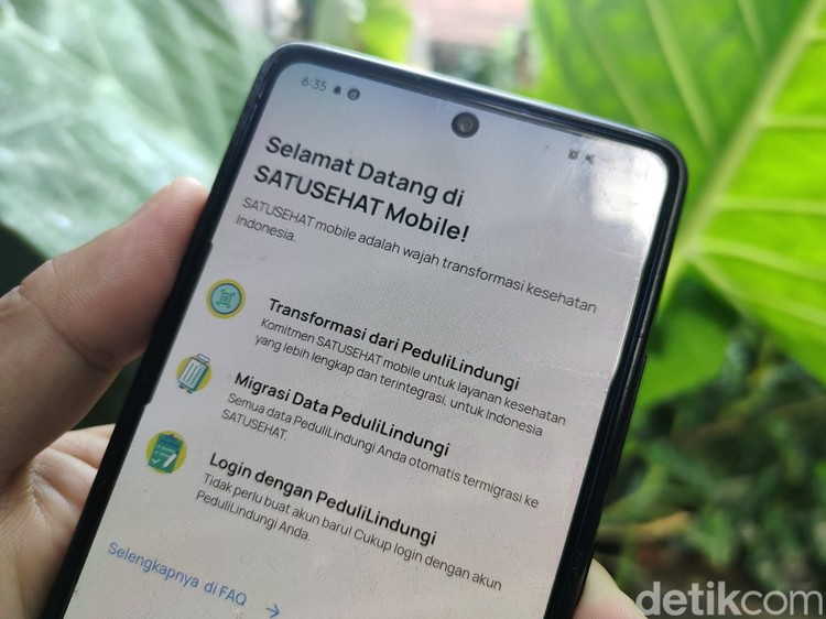 SatuSehat Mobile Aplikasi PeduliLindungi resmi berganti jadi SatuSehat Mobile.