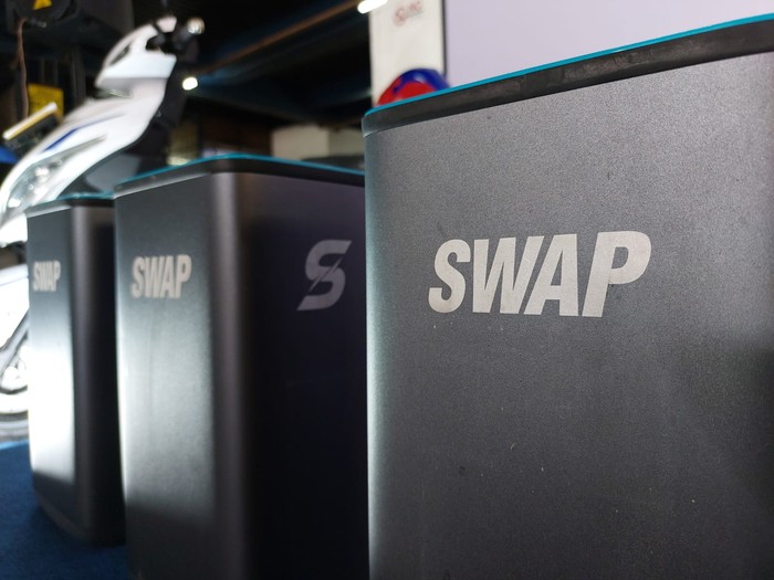 SWAP Baterai Motor Listrik