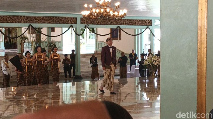 Suasana Jumenemgan KGPAA Mangkunegoro X di Puro Mangkunegaran, Rabu (1/3/2023).
