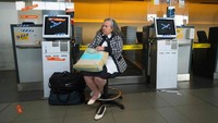 Awal bulan ini Viva telah mengandangkan lima pesawatnya dan menangguhkan puluhan penerbangan. Juan Barreto/AFP/Getty Images  