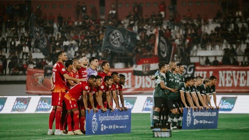 Laga Bali United vs Persikabo di putaran pertama.
