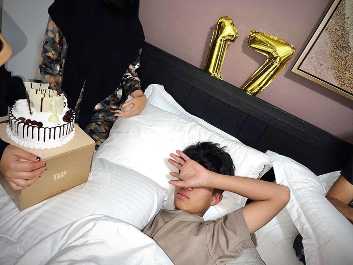fateh halilintar perayaan ulang tahun fateh halilintar.