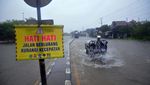 Curah Hujan Tinggi, Jalur Pantura Kudus Banjir