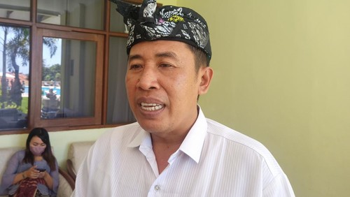 Ketua KPU Kabupaten Karangasem Ngurah Gede Maharjana. (Foto: I Wayan Selamat Juniasa/detikBali)