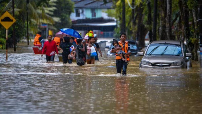 Malaysia Diterjang Banjir, 27.000 Warga Terpaksa Mengungsi