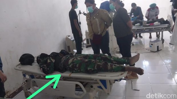 Kondisi Dandim 1715/Yahukimo Letkol Johanis Victorianus Tethool, Korban Penembakan TNI di Yahukimo