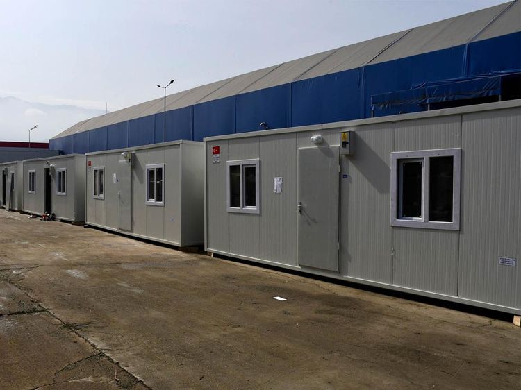 Kontainer Disulap Jadi Rumah Korban Gempa Turki