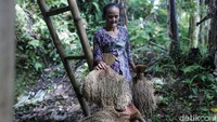 Warga di Kasepuhan Sinar Resmi hidup dari sawah, serta mempunyai lumbung dan peraturan sakral padi.