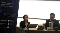 Diskusi bertajuk, Pasar Energi Surya di Indonesia, digelar Trina Solar di Jakarta, Rabu (1/3/2023). Penyedia solusi total energi pintar dan PV terkemuka di dunia, Trina Solar melihat bahwa Indonesia memiliki potensi energi matahari yang sangat besar. Seperti diketahui matahari adalah sumber energi terbarukan terbaik untuk memenuhi target nasional.