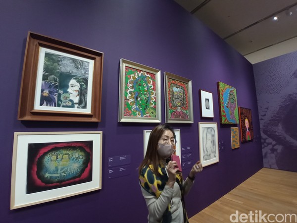 Pameran ini berlangsung di West Area M+ mulai tanggal 12 Desember 2022 sampai 14 Mei 2023. (bonauli/detikcom) Pameran ini berlangsung di West Area M+ mulai tanggal 12 Desember 2022 sampai 14 Mei 2023. (bonauli/detikcom)