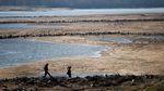 Potret Sungai Terpanjang di Prancis Terancam Kering