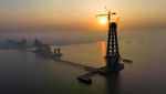 Potret Terkini Konstruksi Jembatan Sungai Yangtze yang Lagi Dibangun