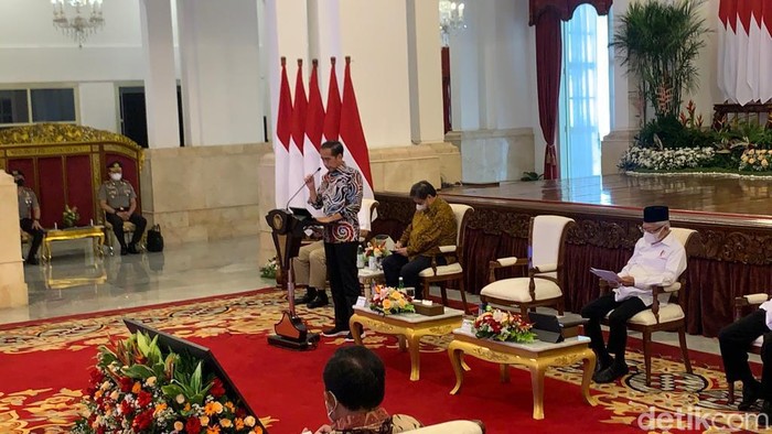 Presiden Jokowi (Eva Savitri/detikcom)